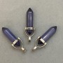 Cat's Eye Pendant, Hexagonal Crystal Ball, 8x31x41 mm+