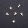 Findings insert 'Large Star', diameter 7mm, packaging 20 g, ±52 pcs