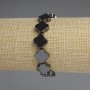 Hematite Clover Bracelet 12x12mm +-, length 18cm +- stretch