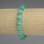 Cat's Eye Bracelet with Smooth Beads 10mm, Length 18 cm, Stretch