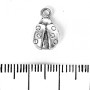Ladybug Pendant 14x9mm, Packaging 20 g +/- 14 pcs