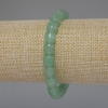 Nephrite Cylindrical Bracelet, 8x8 mm diameter, 18 cm length, stretch