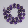 Sugilite Beads - Faceted Grain 10x8mm on Thread