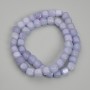 Aquamarine cube beads, 7 mm diameter, about 37 cm length on thread