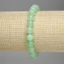 Amazonite bracelet with smooth beads, 8 mm diameter, 18 cm length, stretch