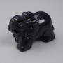 Souvenir Figurine Aventurine Elephant 'Night of Cairo' 55x35x26mm+