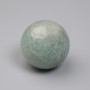 Amazonite natural stone souvenir sphere, 30 mm diameter