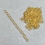Additional Extender Chain, 5 cm, Yellow Gold Finish