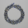 Sapphire beads, rough gemstone, 5.5–9×5.5–6 mm, 39 cm length on thread