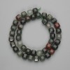 Red Jasper Beads, Faceted Cube 8.5x8.5 mm, 38 cm Length on Thread