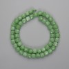 Peridot beads, faceted cube 7x7 mm, length 39 cm