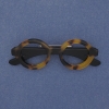 Brooch Glasses Acrylic Silver Metal 65x25mm+