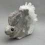 Souvenir figurine "Rabbit with Druzy" 58×67×29 mm+
