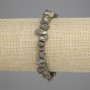 Pyrite Chip Bracelet, 18 cm Stretch