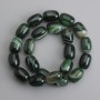 Agate Barrel Beads, 18x12 mm diameter, 5-13 mm +/-, strand length 39 cm +