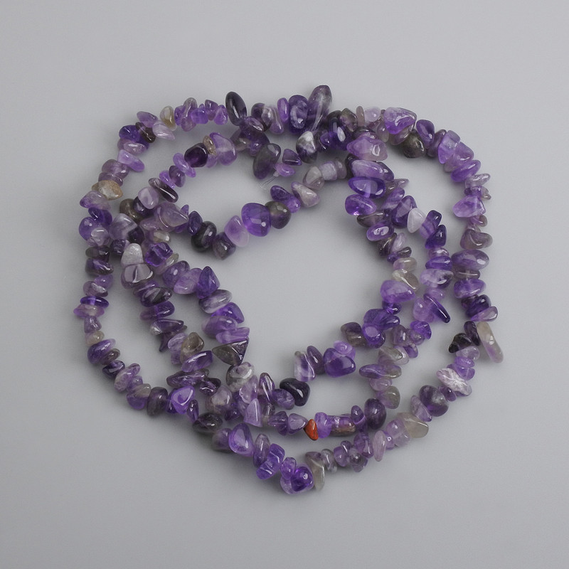 Amethyst Nugget Beads, diameter 7-11×3-5 mm, length 80 cm ±