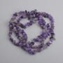 Amethyst Nugget Beads, diameter 7-11×3-5 mm, length 80 cm ±