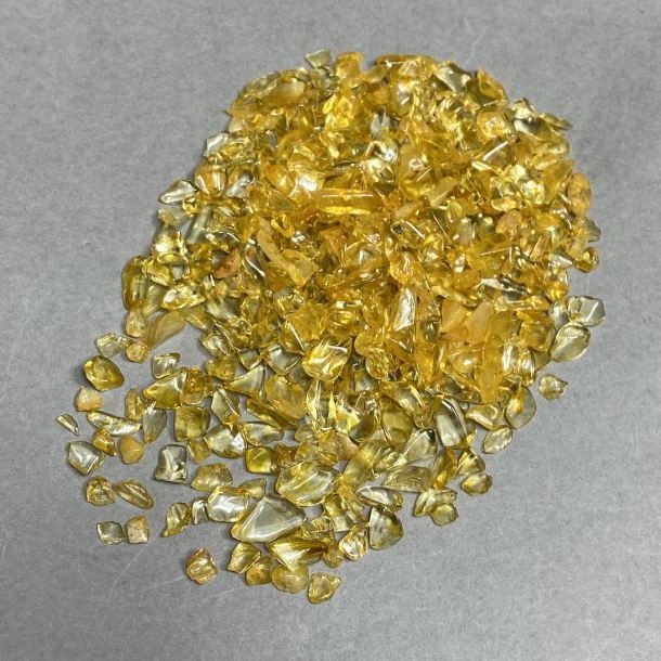 Natural Citrine Chip, Undrilled, 2-7×2-6 mm ± (per 100 g ±)