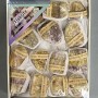 Fluorite Geode Souvenir Assortment, Sizes (Price per Box) 17×13 cm+