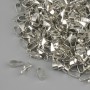 Pendant Bail Holder for Sub-Pendant, diameter 3 mm ±, length 7 mm ±, metal color Silver, packaging 18 g +