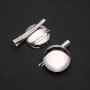 Price per pack / 10 pcs. 23 mm metal brooch base