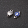 Round pendant connector "Eye" 1.5 cm, pack of 10