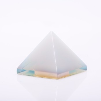 Moonstone Pyramid Souvenir, pressed, height 3 cm, width 3.5 cm (±)