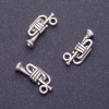 Tube Pendant Hardware, Length 17×8 mm, Hole Diameter 1.5 mm, Silver Color Finish, 20 g +/- 27 pcs