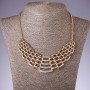 Hi-tech Necklace in Roman Style, length 42–48 cm, yellow metal