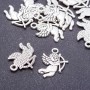 Cupid pendant finding, diameter 16 mm, L2 mm, hole diameter 3 mm, packaging 20 g +/- 10 pcs
