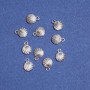 Pendant Finding 'Shell' 10×13 mm, finish 20 g, ± 20 pcs