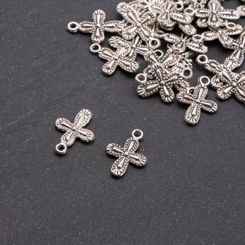 Cross Pendant Findings 19×14 mm, weight 20 g, ± 25 pcs
