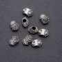 Bead insert 'Hedgehog' Pandora, 13x10 mm, hole diameter 4.5 mm, faceted, 20 g ± 9 pcs