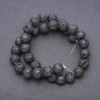 Lava Stone Beads on a String, Diameter 12mm, Length 37cm