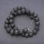 Lava Stone Beads on a String, Diameter 12mm, Length 37cm