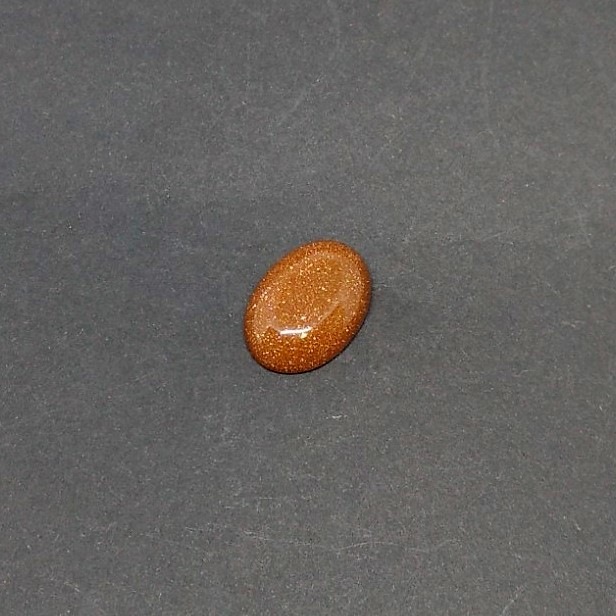 Aventurine Cabochon "Golden Sand" synthetic 25x18mm