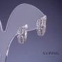 Earrings Xuping 6x14mm Rhodium