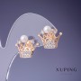 Xuping Crown Earrings 18x15mm '18K Gold Plating'