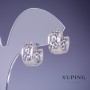 Xuping Rhodium Earrings 14×8 mm