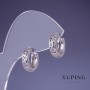 Сережки Xuping 4х12мм родій
