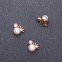 Crown Pendant Finding, 11 mm diameter, 13 mm length, 1.5 mm hole diameter, packaging 9 pcs