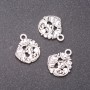 Fish Pendant Findings, 14×17 mm, inner diameter 17 mm, weight 20 g ± 12 pcs