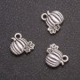 Pumpkin Pendant Findings, 10x11 mm, packaging 27 pcs