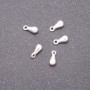 Teardrop pendant findings, 7×3 mm, bore 0.9 mm, packaging 20 g ±110 pcs