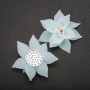 Lily Flower Patch blue acrylic 50 mm