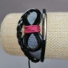 Kids' bracelet 'Infinity' gray on adjustable cord