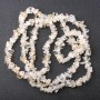 Hairy quartz beads - chip, 8mm diameter, 80cm length