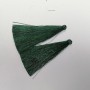 Crafting supply Brush 'Dark Emerald', length 7 cm, diameter 7 mm pair