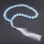 Moonstone (Synthetic) Mala Beads, 33 Beads, 10 mm Diameter+