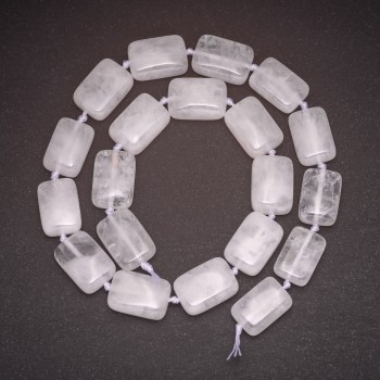 Bead base for rock crystal beads on thread, 13x18 mm (oval), length 42 cm